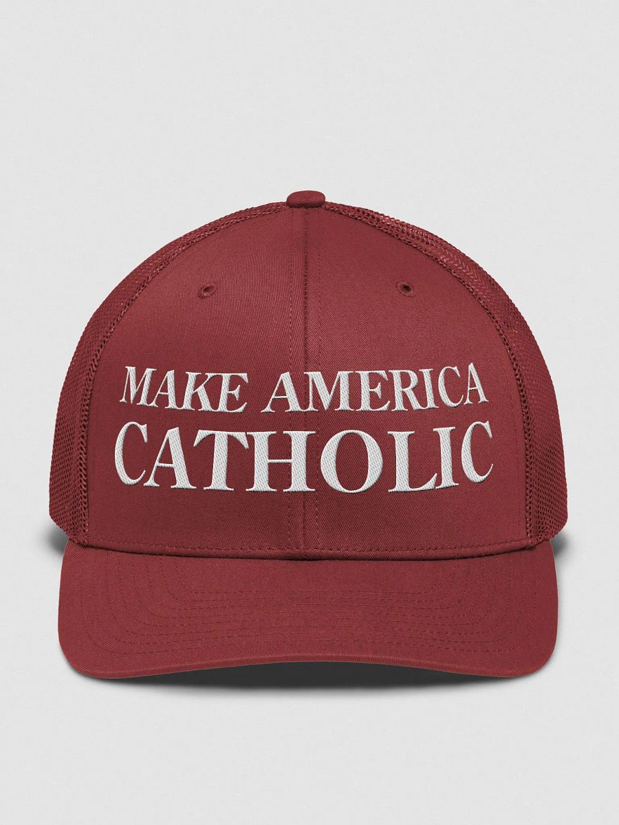 Make America Catholic Embroidered Trucker Cap product image (1)