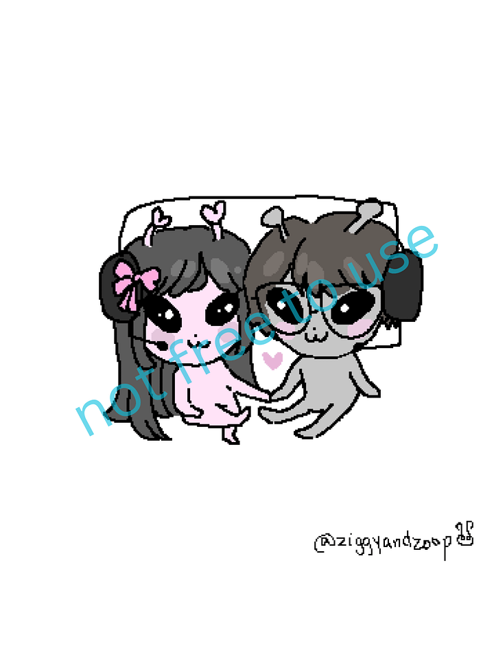 Alien Couple Commission product image (1)