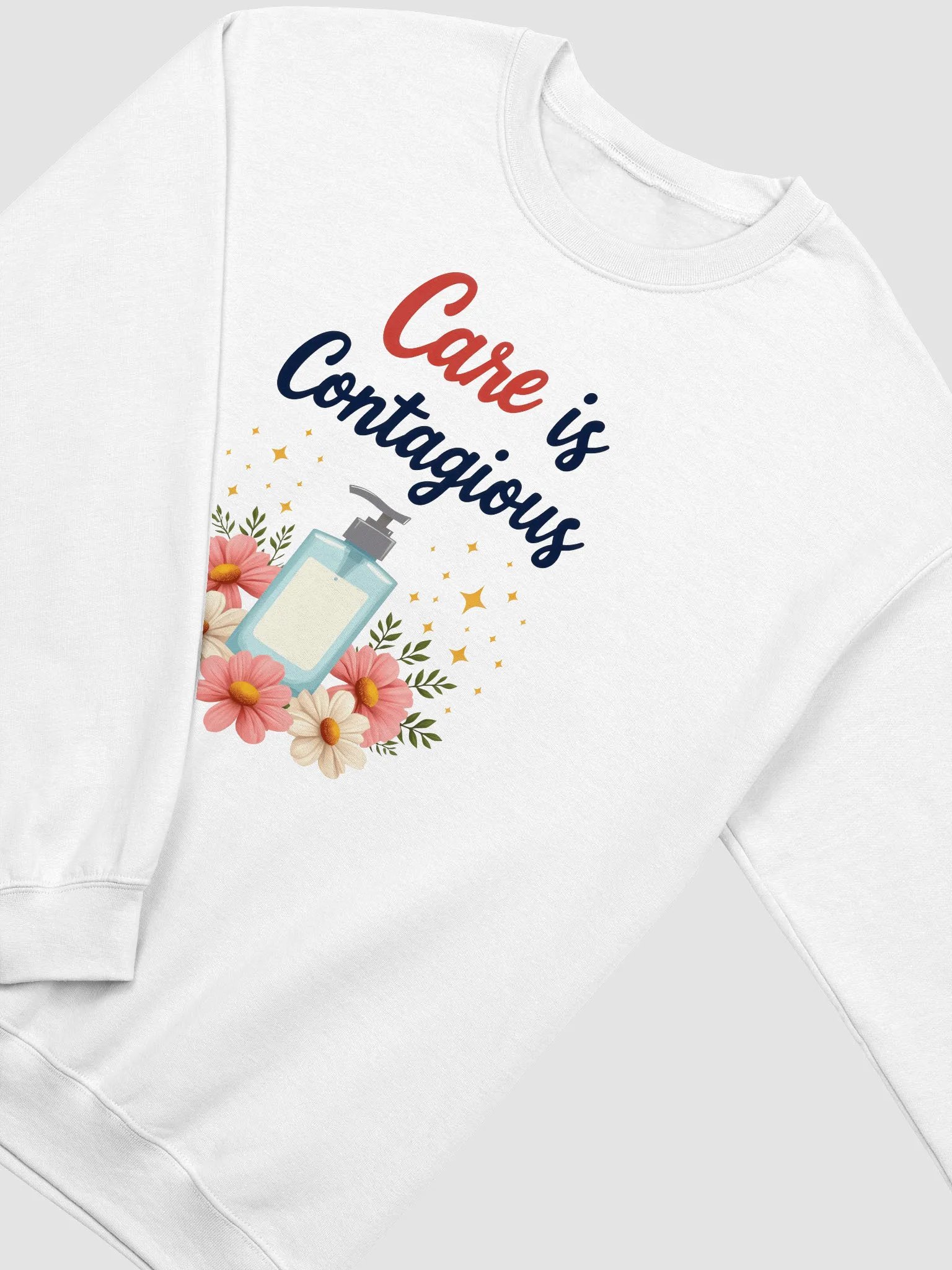 Care is Contagious Crewneck Sweatshirt product image (7)