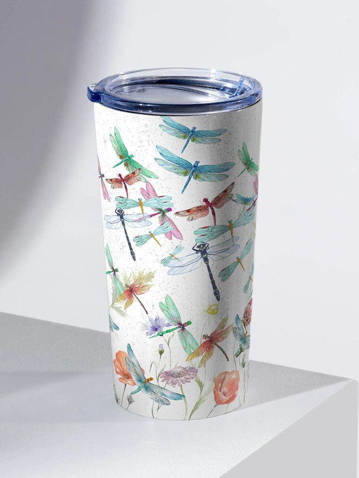Dragonfly Delight Stainless Steel Tumbler gift for moms nature lovers friends product image (2)