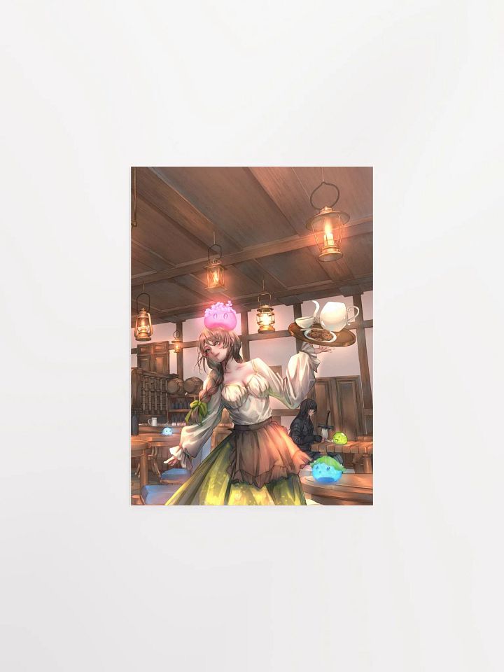 Slime Serenitea Cafe Art Print product image (1)