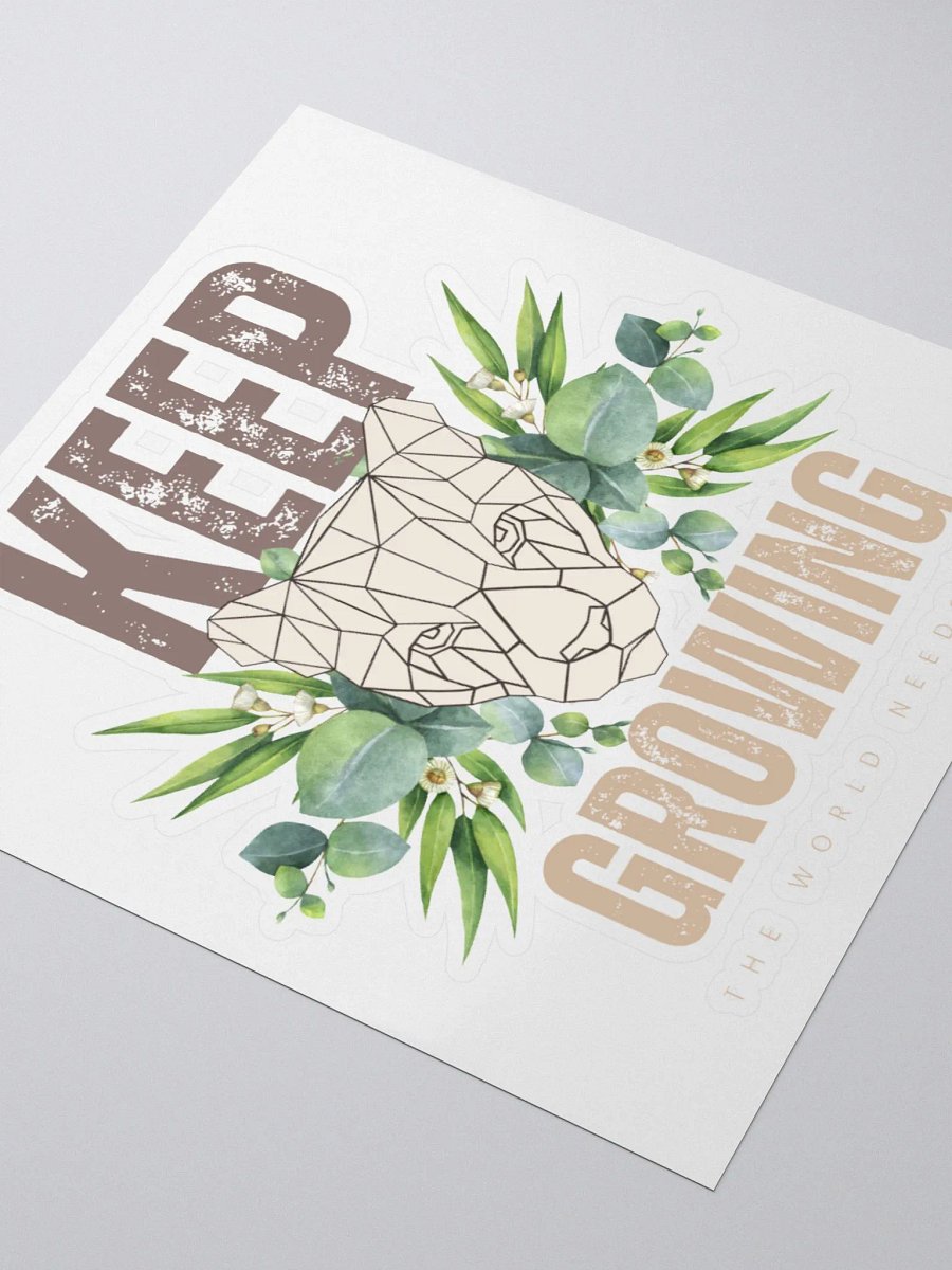 Keep Growing Sticker product image (7)