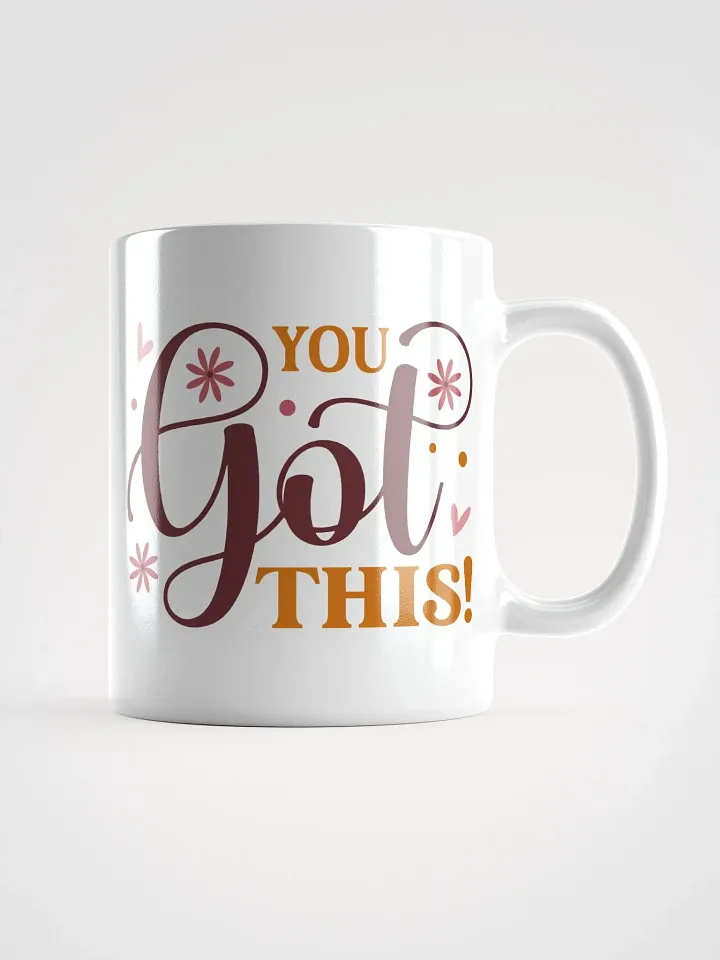 Floral Inspiration White Glossy Mug product image (1)