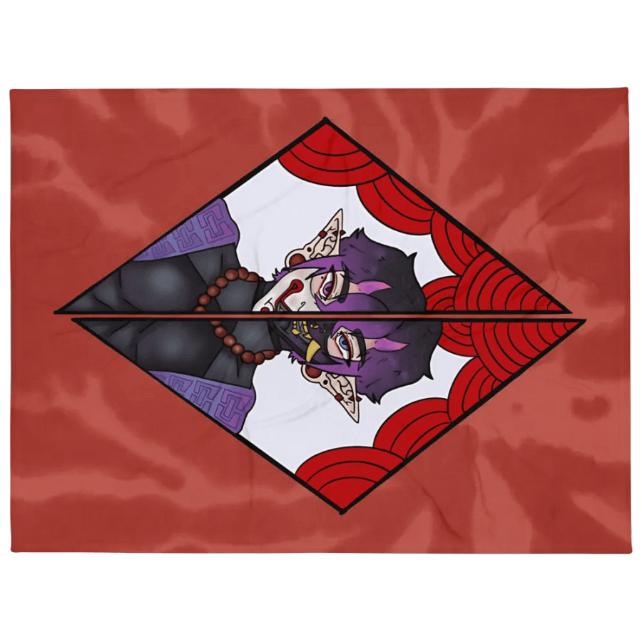 Split Masked Throw Blanket product image (1)