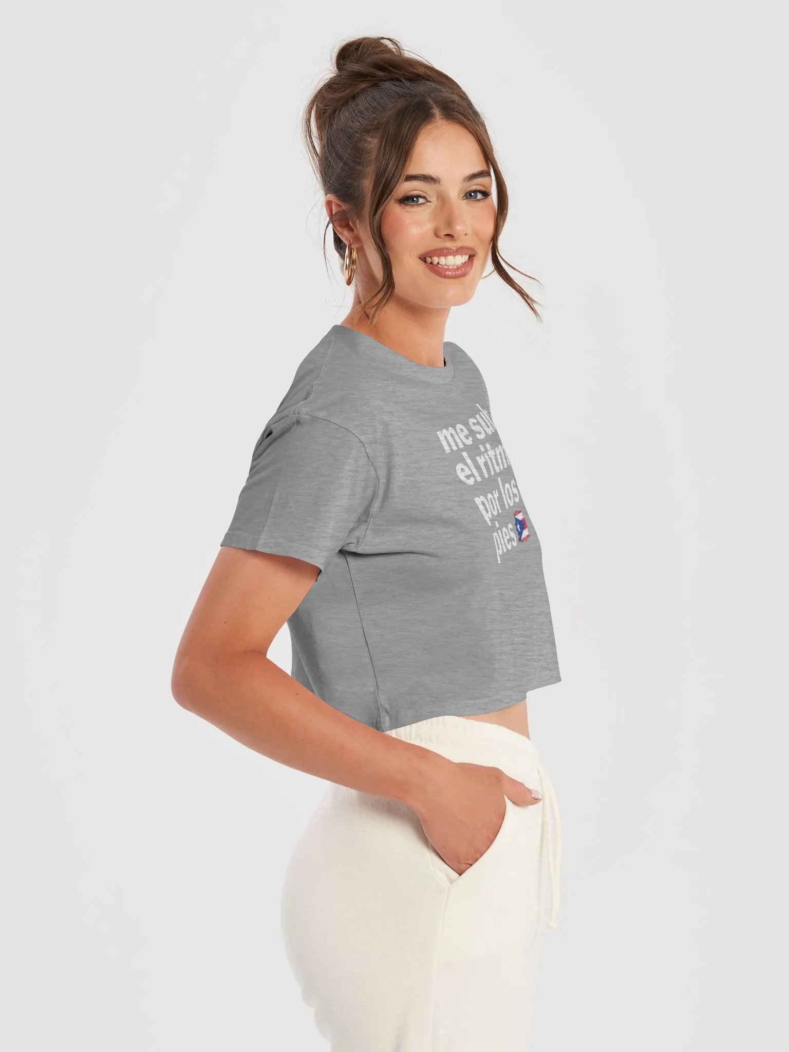 Me Sube el Ritmo por los Pies Crop Top product image (5)