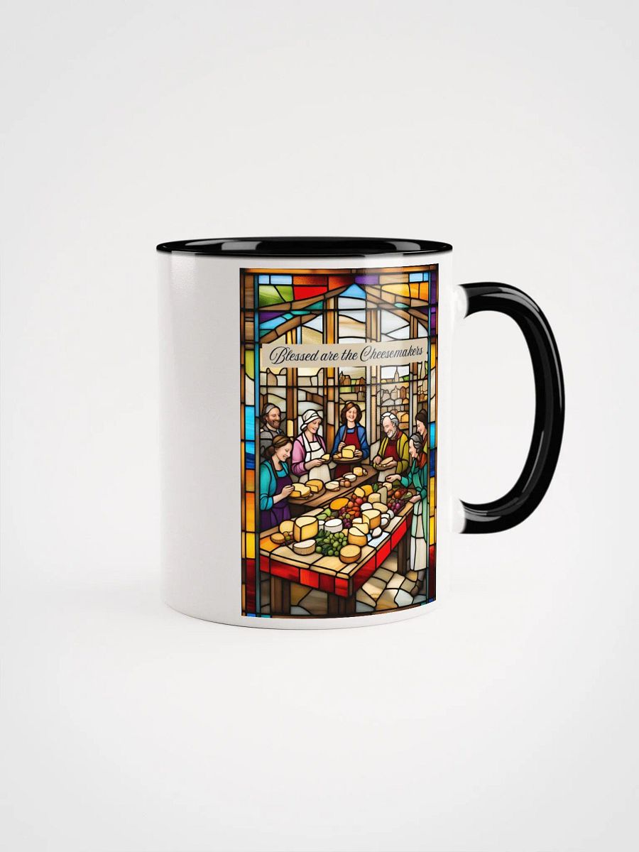 Blessed are the Cheesemakers Stained Glass Mug #03 product image (1)