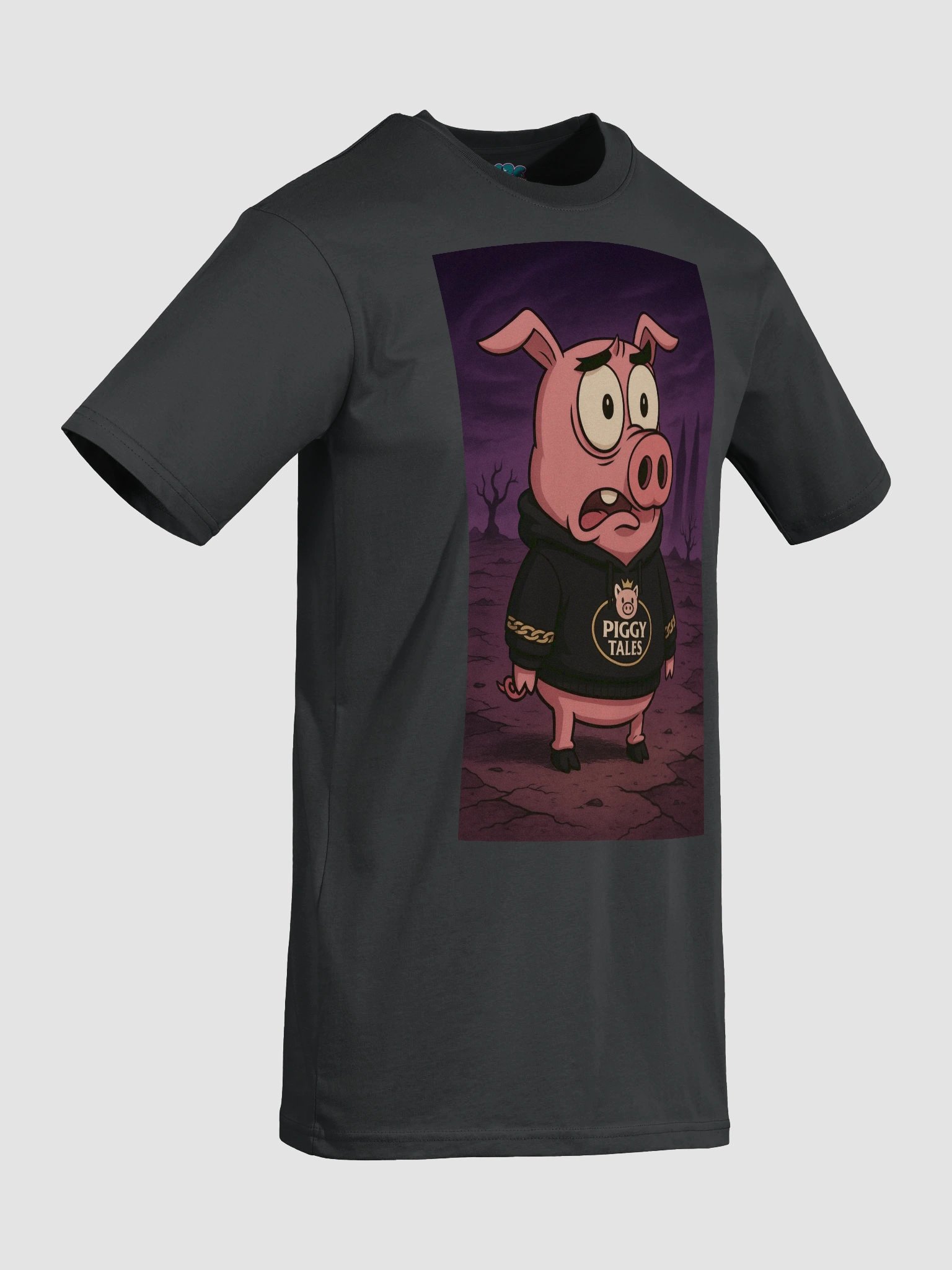 Courage The Cowardly Piggy Tee product image (14)