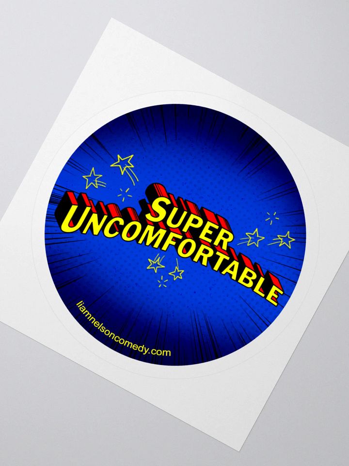 Super Uncomfortable Sticker - Liam Nelson Comedy product image (2)