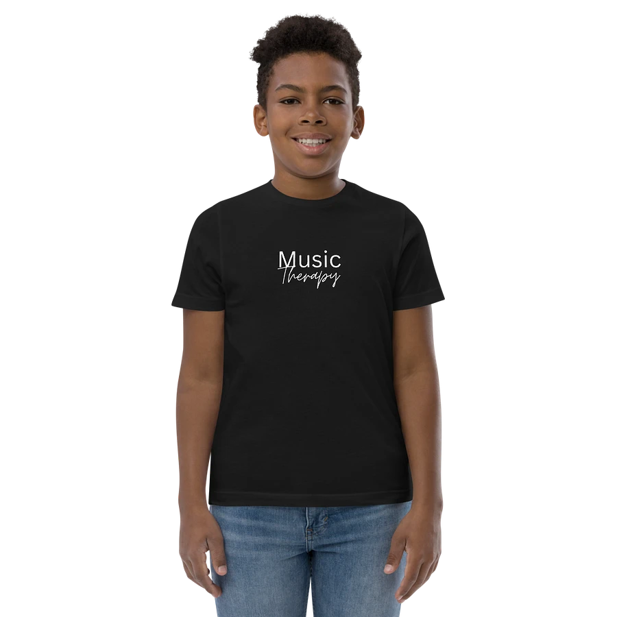 Music Therapy Youth T-Shirt - Black product image (1)
