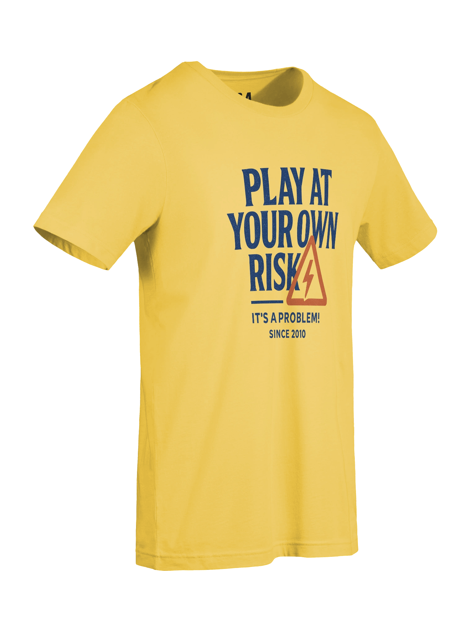 "PLAY AT YOUR OWN RISK" - Statement Graphic Tee product image (41)