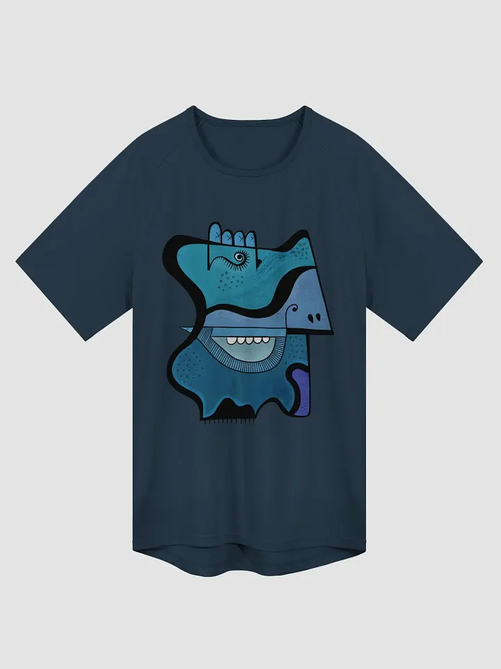Blue Face on Polyester Tall Tee product image (1)