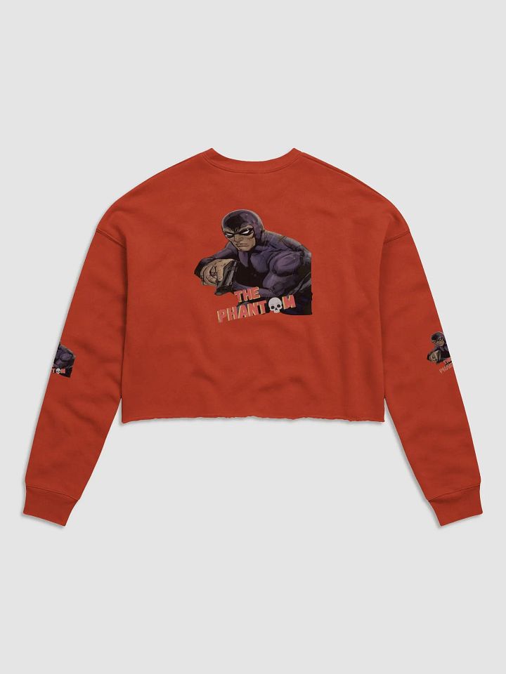 The GHOST WHO WALKS - GUNMAN Comic Style Women's Crop Sweatshirt product image (10)