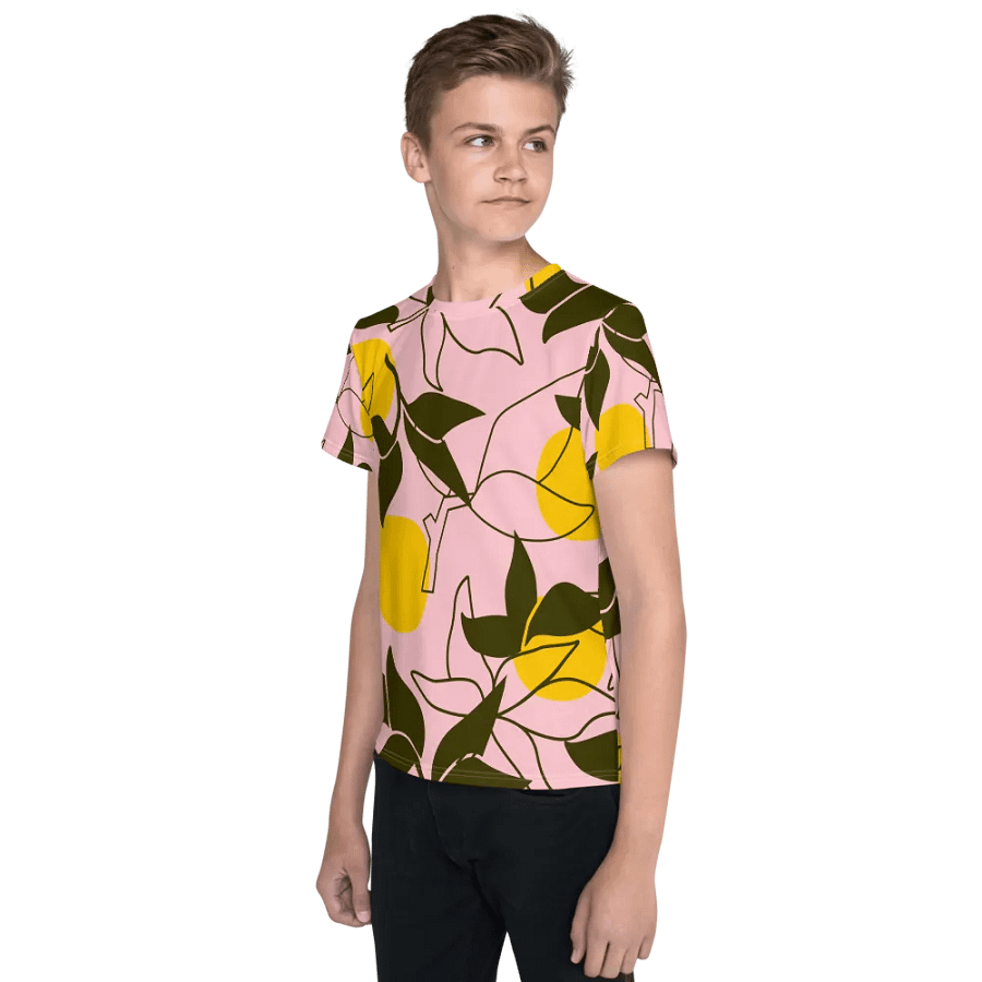Fruitful Foliage Youth All-Over Print Tee product image (3)