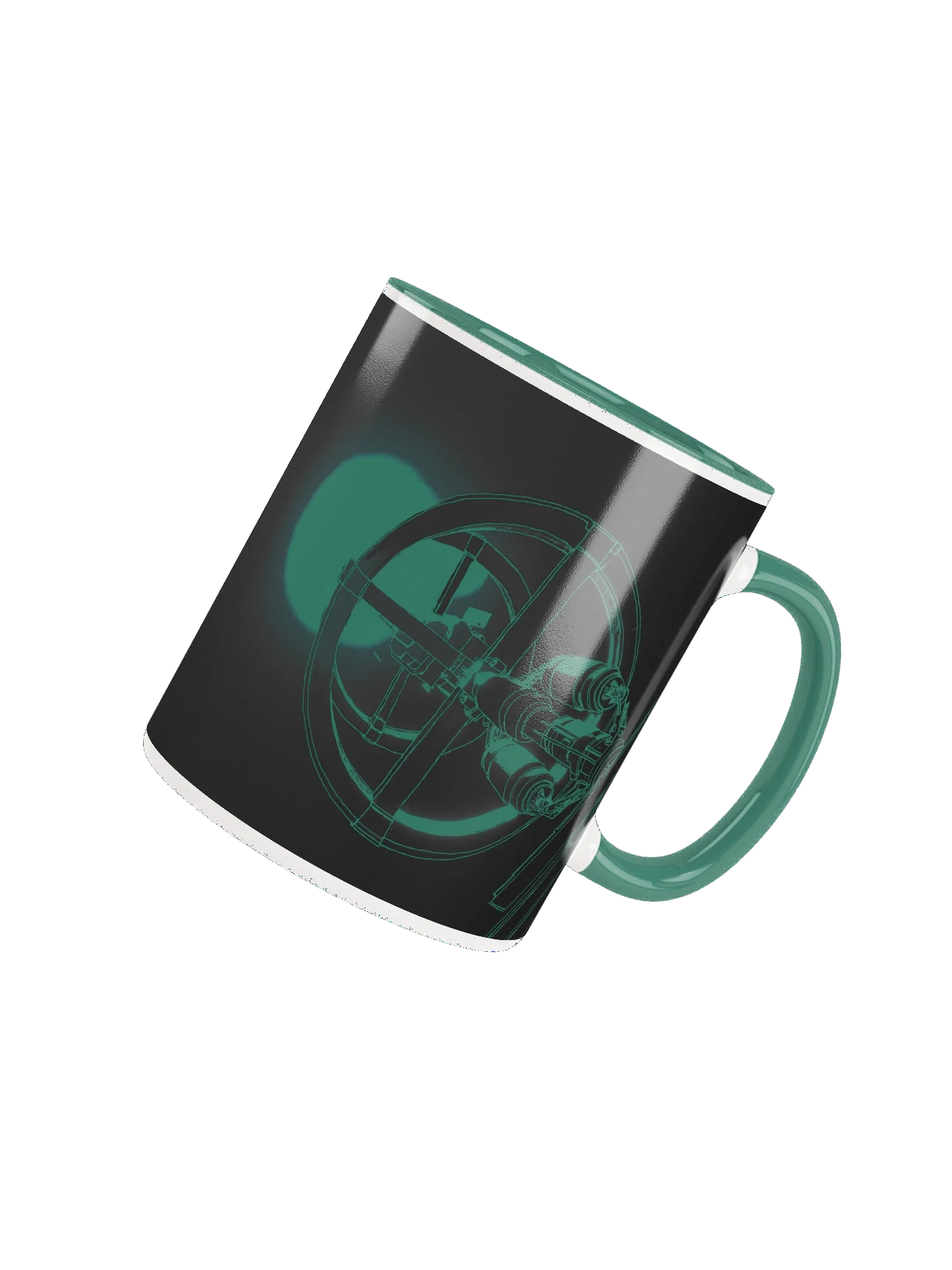 Space Station Mug - Dark Green product image (4)