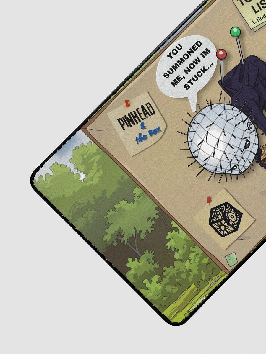 Pin Head and the Box Desk Mat product image (3)