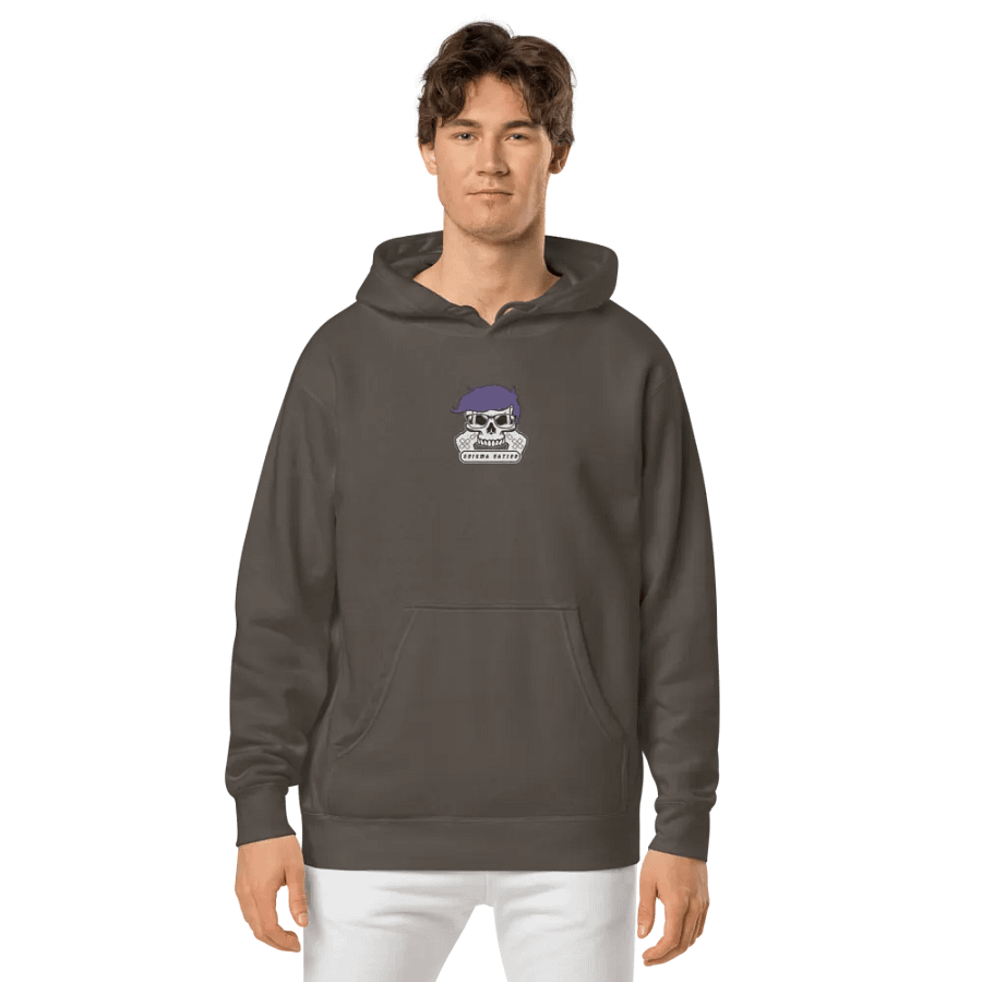 Enigma Nation Independent Trading Co. Pigment Dyed Hoodie (EMBRODERED) product image (2)