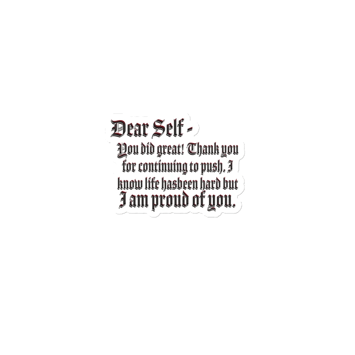 Positivity Dear Self - Magnet product image (1)