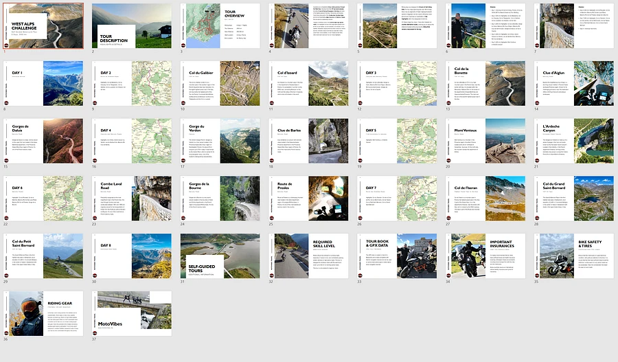 8-DAY WEST ALPS CHALLENGE – TOP HIGHLIGHTS, 2000 KM, Tour Book & GPX Data product image (2)