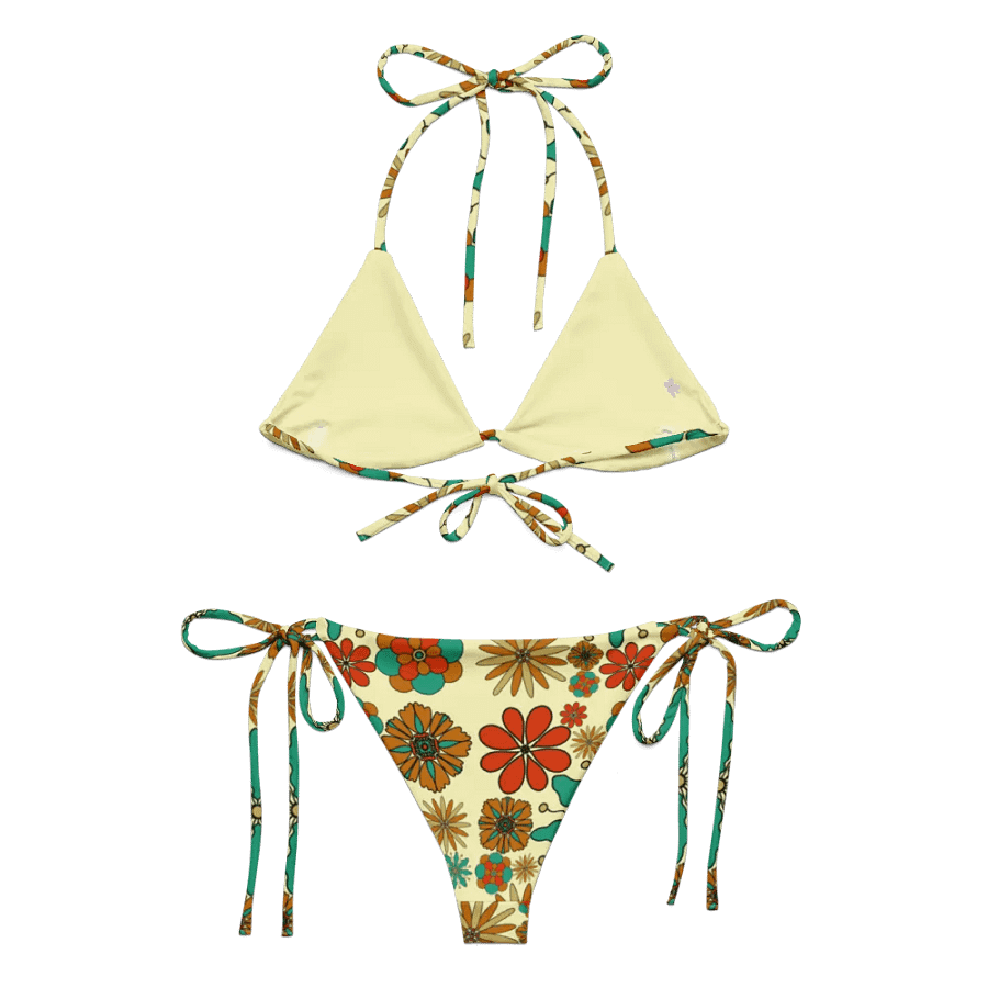 Retro Floral Harmony Bikini Set product image (7)