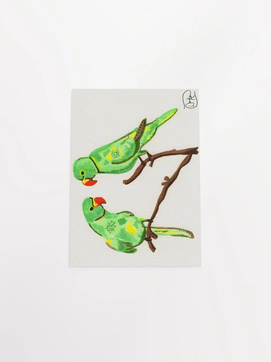 Birbs at the Window Watercolour Print product image (4)