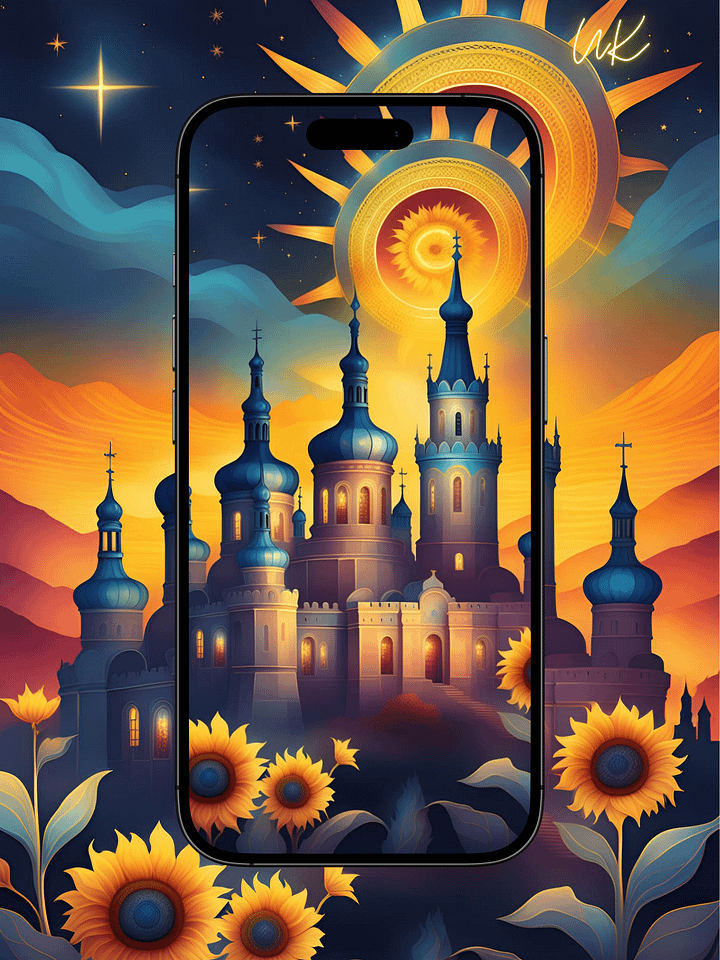 UK "Strength of the Nation" Unique iPhone Wallpapers Inspired by Ukrainian History product image (1)