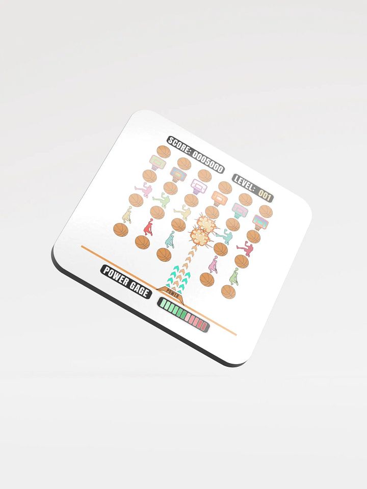 Space Gamer Basketball Swish Arcade Coaster Set product image (1)