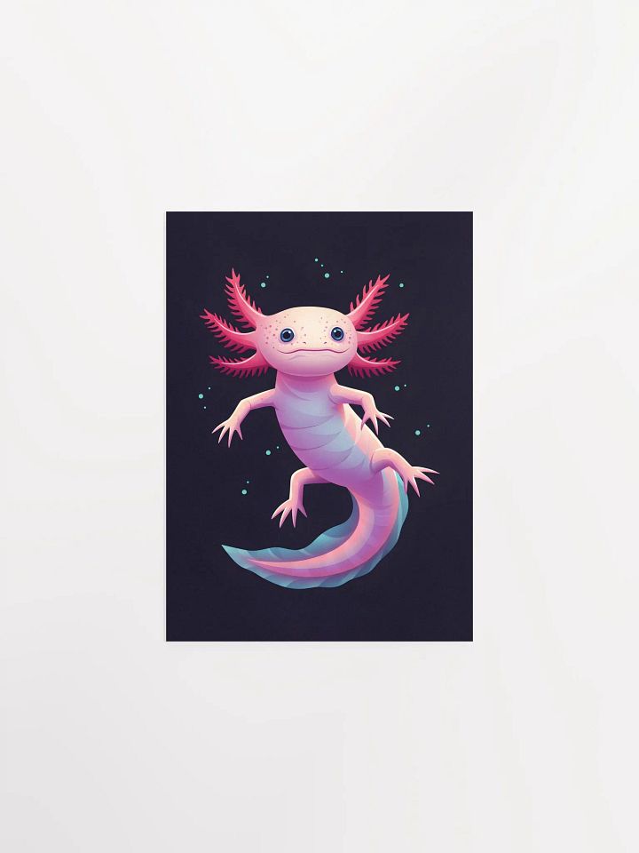 The Axolotl's Aura Art Poster product image (4)