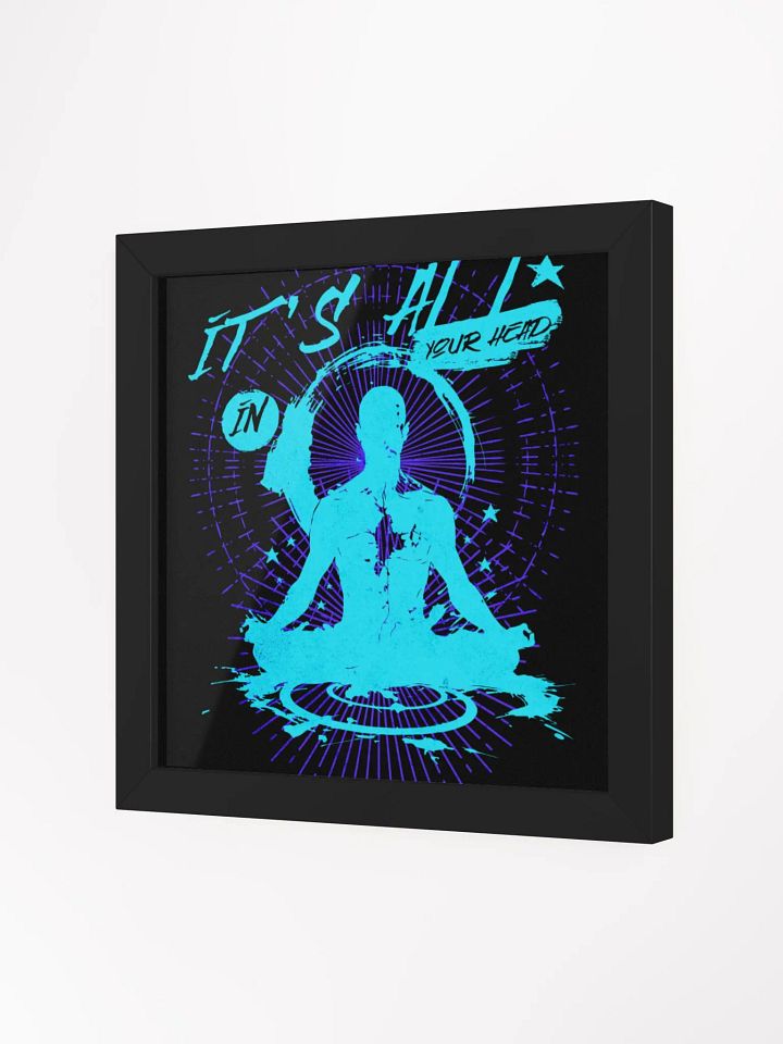 it's all in your head, graffiti style framed print product image (15)