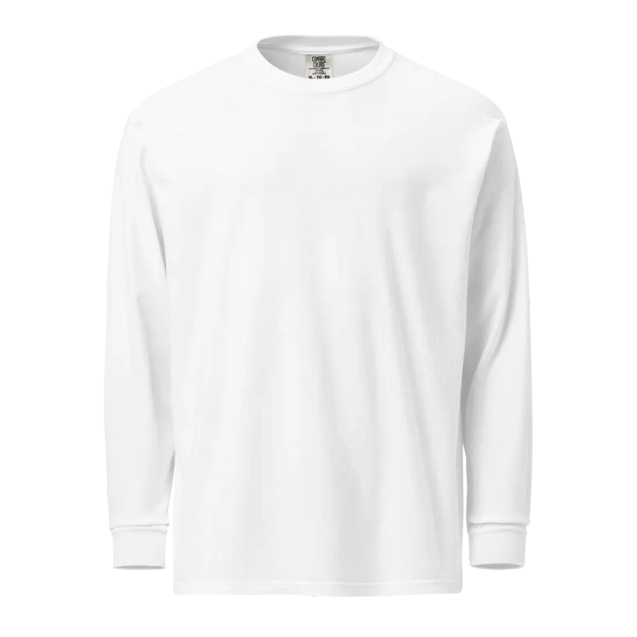KawaiiKitten Heavyweight Garment-Dyed Long Sleeve Shirt product image (6)