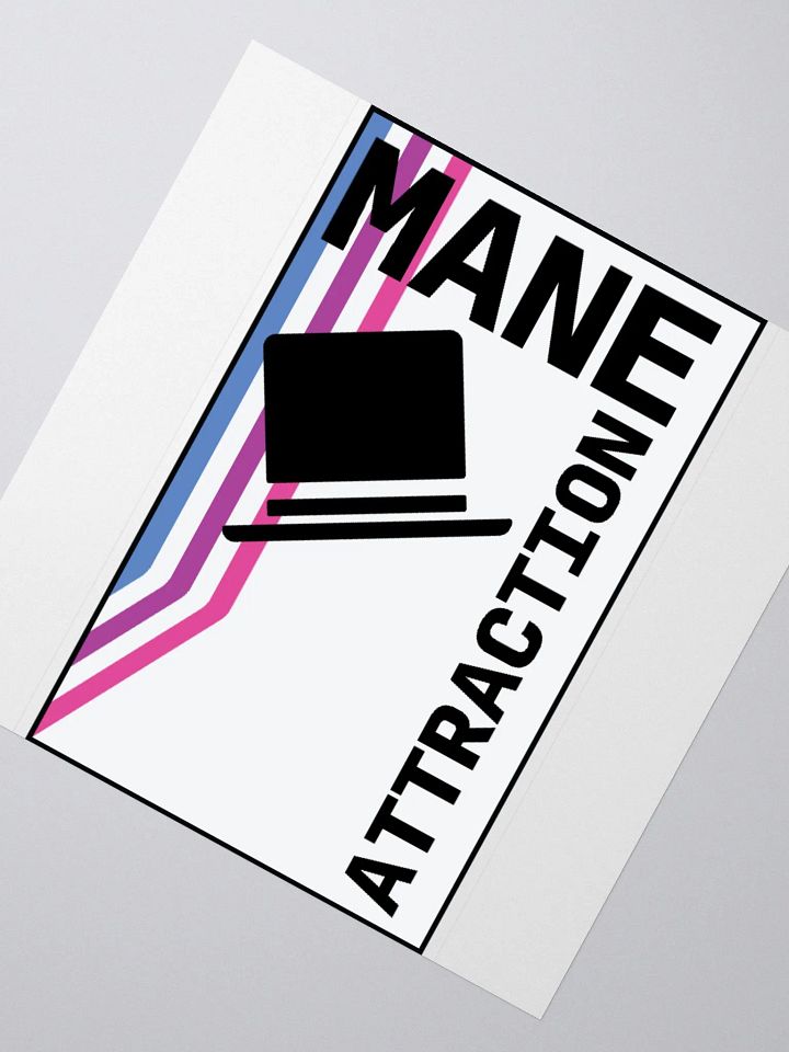 MA White Hat Sticker product image (2)