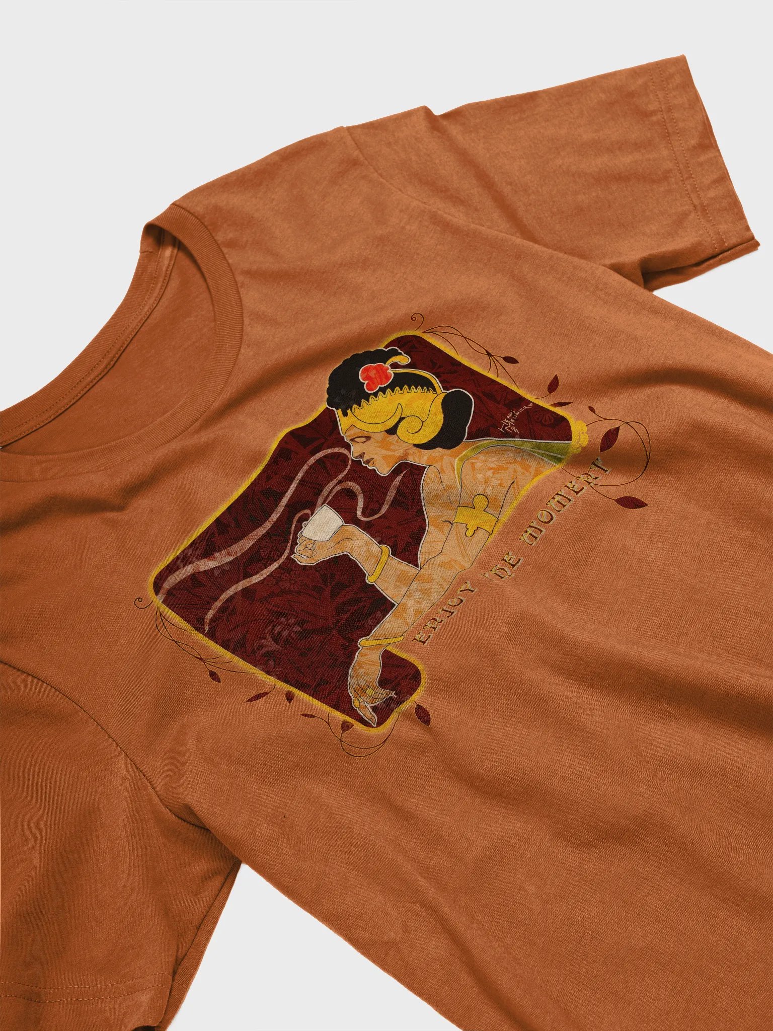Vintage Elegance Coffee Time T-Shirt product image (3)
