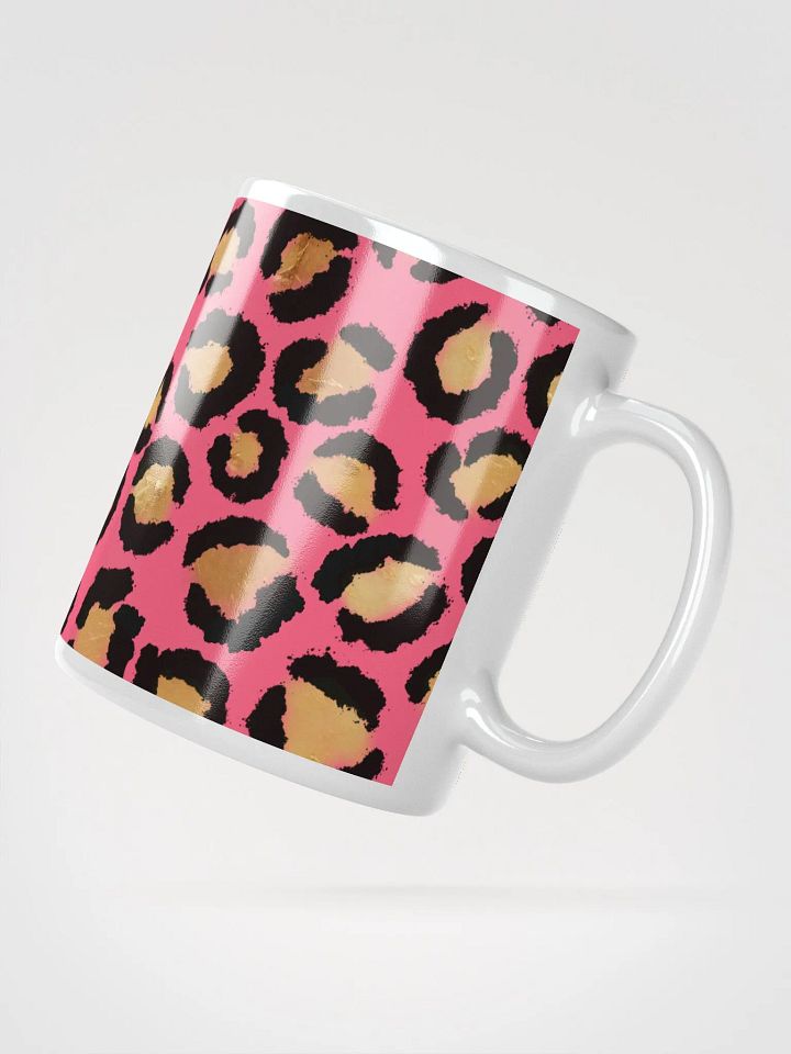 Pink Gilded Leopard Mug product image (4)