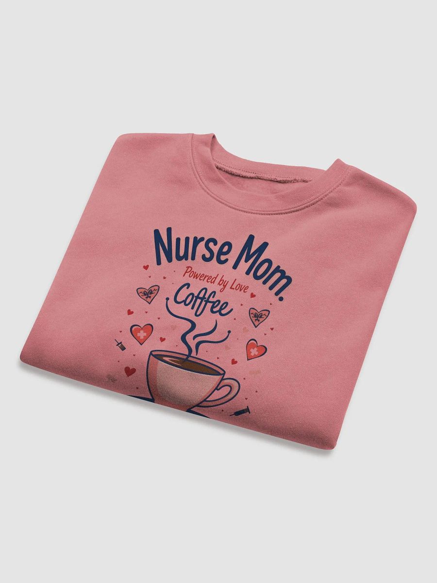 Nurse Mom Love Coffee Fleece Crop Sweatshirt product image (32)