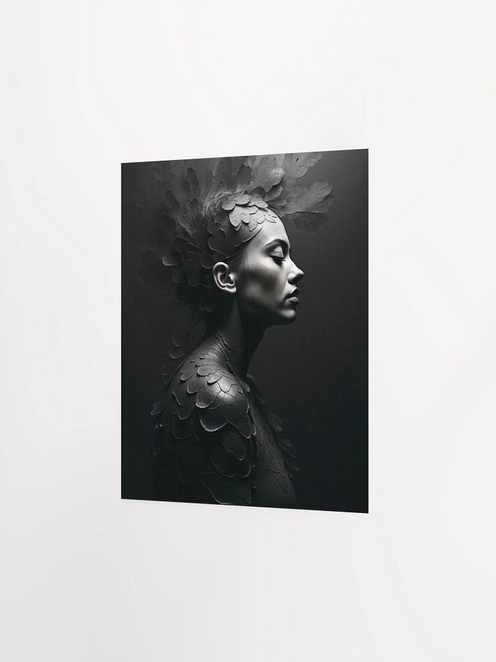 Sculpted Leaf Art Matte Poster product image (13)