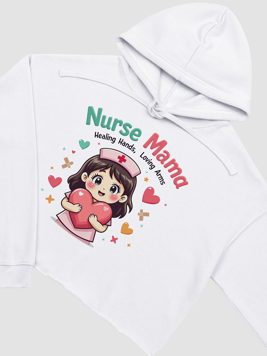 Nurse Mama Heartfelt Crop Hoodie product image (9)