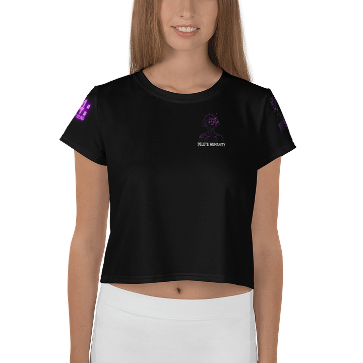 Delete Humanity Crop Graphic Tee 2 product image (1)