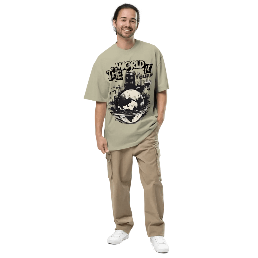 The world is yours unisex faded t-shirt product image (5)
