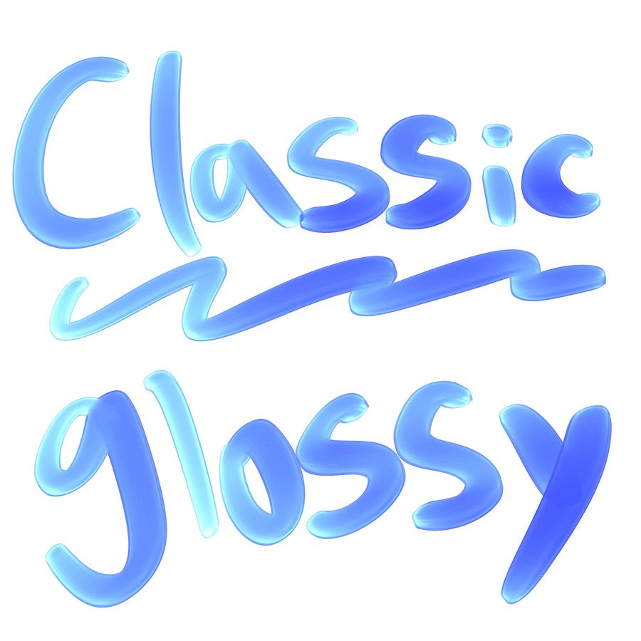 11 Glossy 3D Brushes for Procreate product image (3)