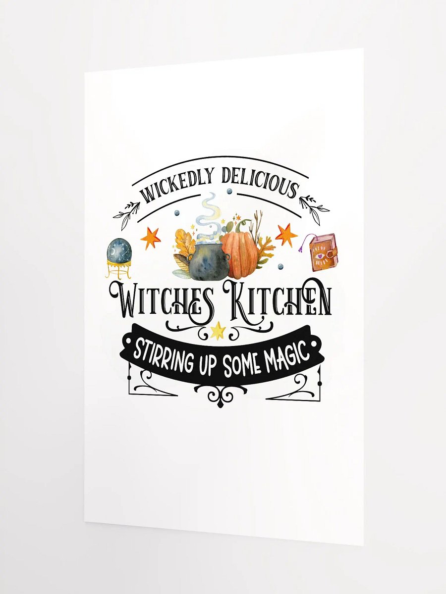 Wickedly Delicious Stirring Up Some Magic POSTER - Witchy, Kitchen Witch, Magic Kitchen Gift product image (8)