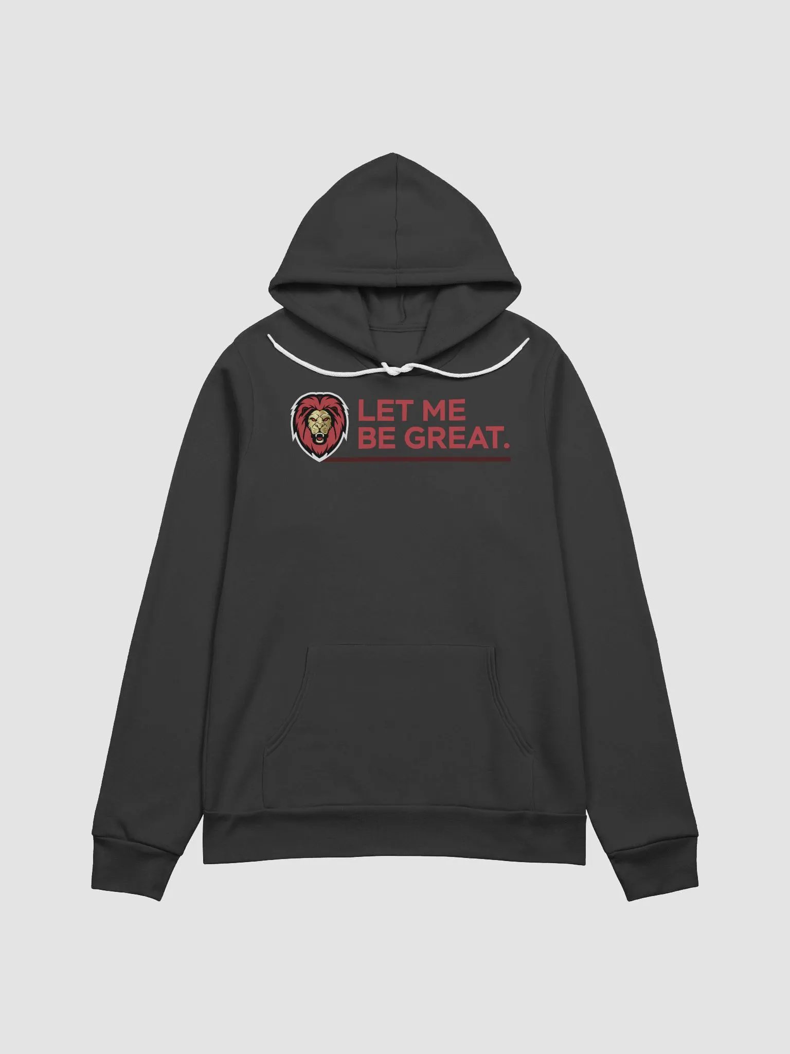 Let me be great hoodie red product image (1)