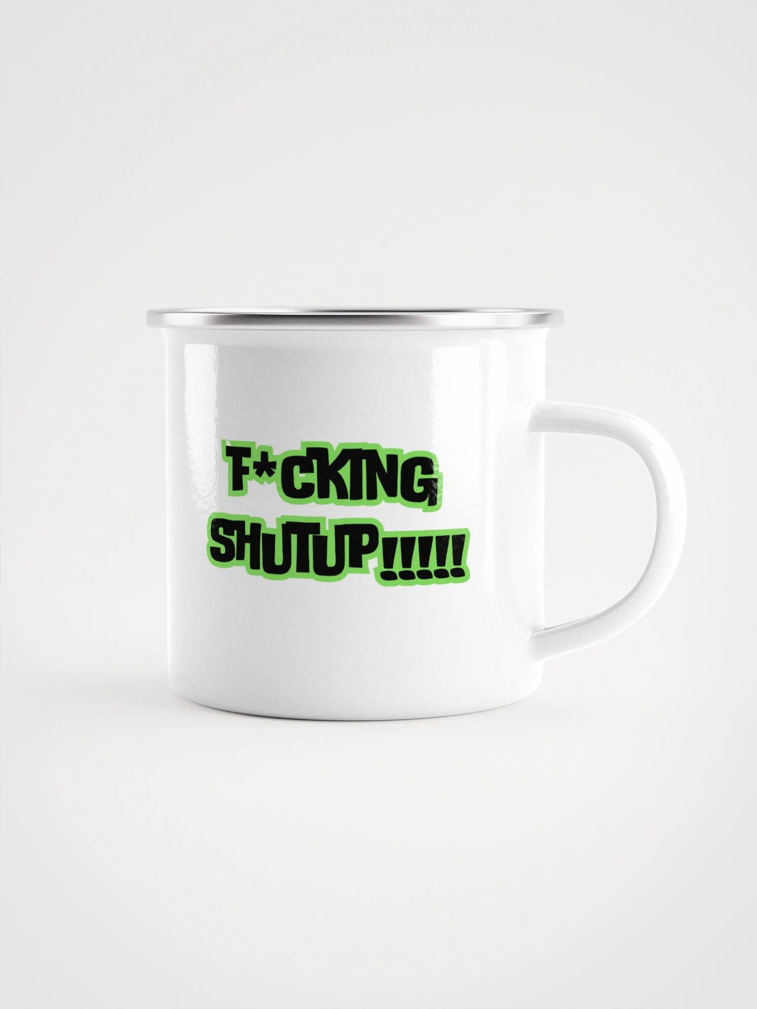 F*ing Shutup Enamel Mug product image (1)