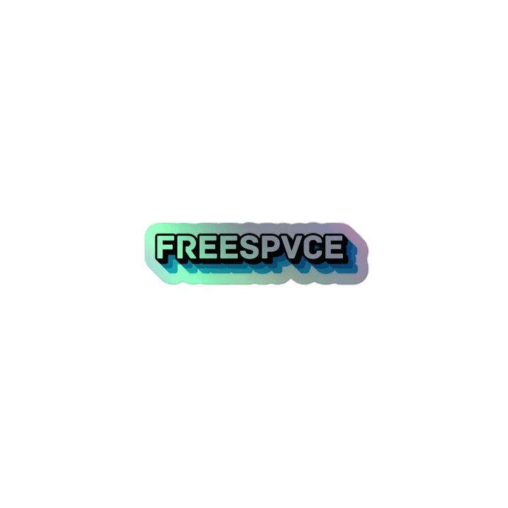 80s Holographic Sticker product image (1)