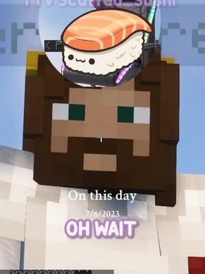 #onthisday been a whole year since this masterpiece #minecraft #hardcore #moddedminecraft #jesus #Vtuber #Pngtuber 