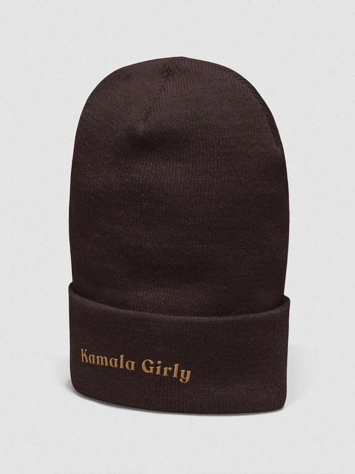 Kamala Girly Embroidered Beanie (Dark Font) product image (2)