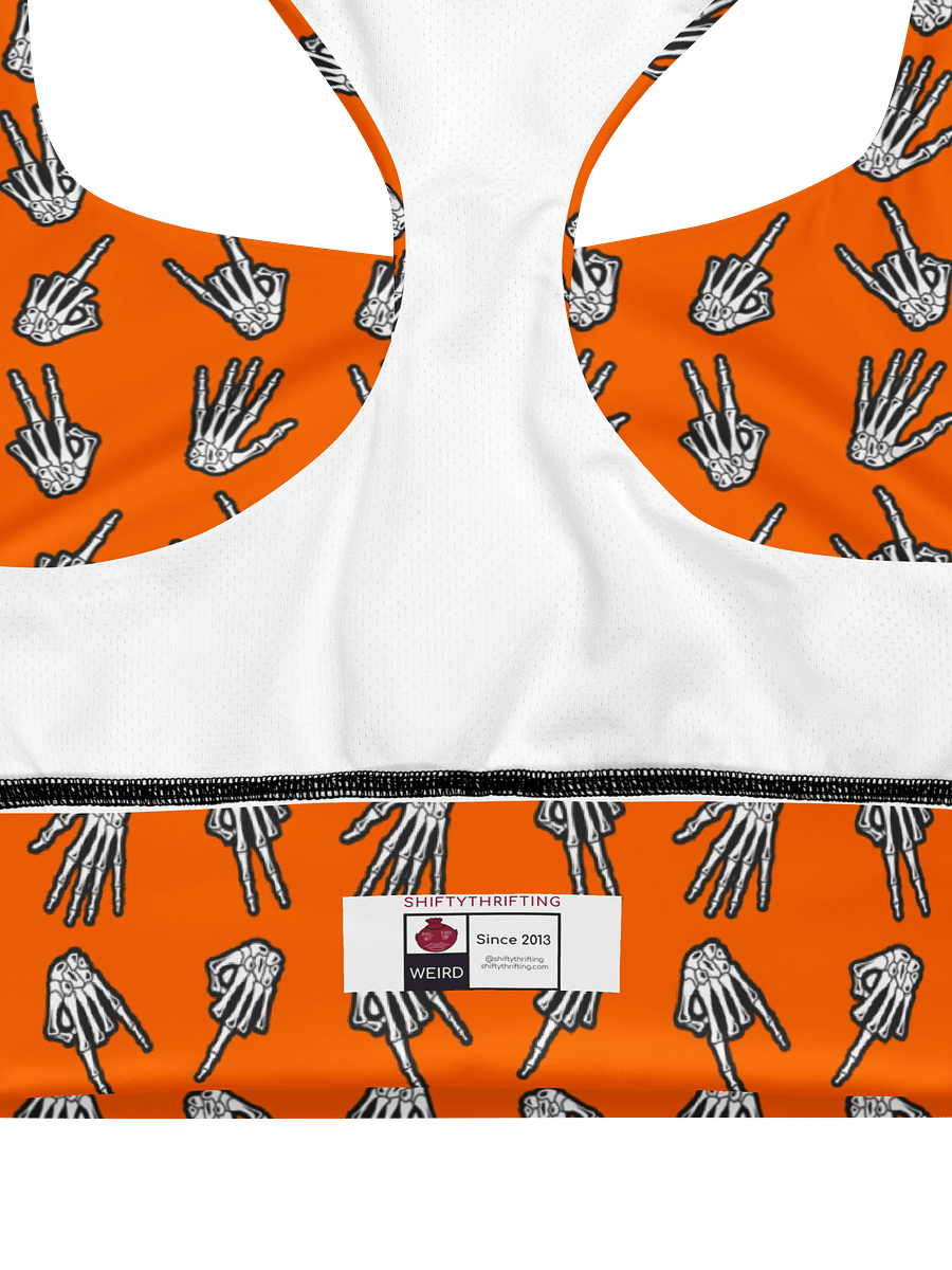 Bone Zone pattern sports bra product image (5)