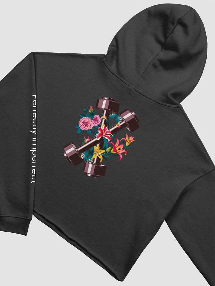 Floral Strength Gym Hoodie - Gym hoodie for women product image (2)