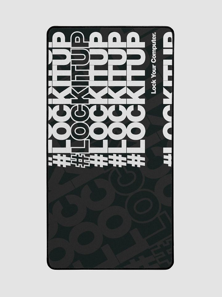 #LOCKITUP - Deskmat (Black) product image (2)