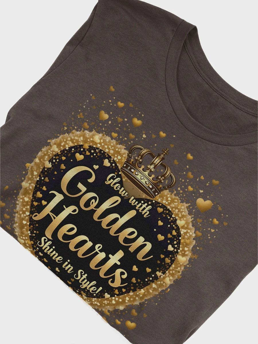Black History Month Golden Hearts Shine in Style T-Shirt product image (39)