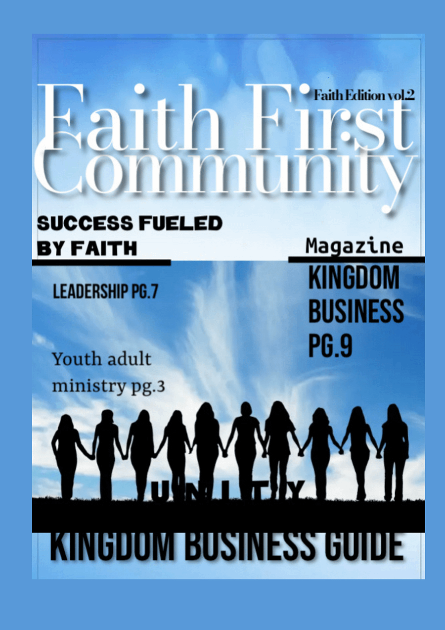 Faith first community magazine vol.2 product image (1)