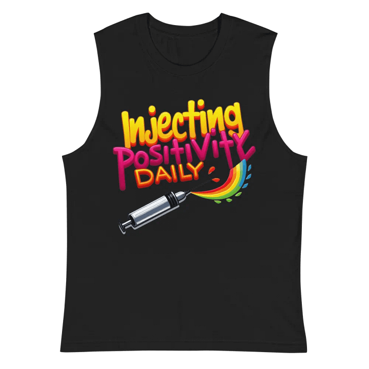 Rainbow Positivity Muscle Tank product image (3)
